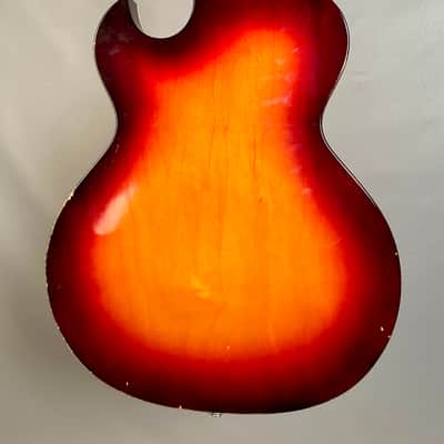 Guild T-100-D Slim jim 1965 - Sunburst image 16