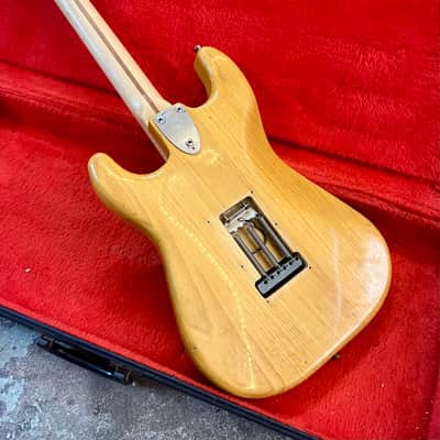 Fender Stratocaster 1975 - Natural original vintage USA maple strat image 11
