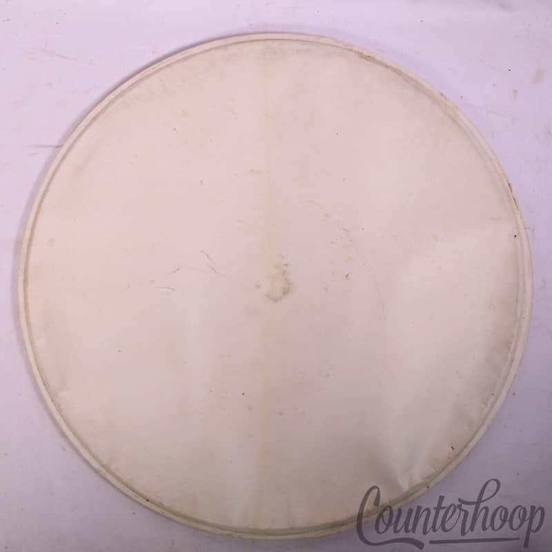 Ludwig 24"Bass Drum Calf Skin Head 1Ply Maple Flesh Hoop Batter/Resonant Vintage image 1