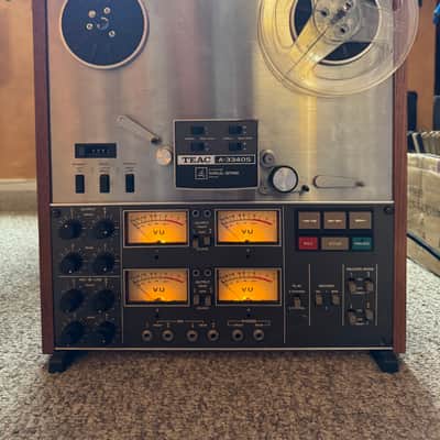 TEAC A-3440S 1/4" 4-Track Reel to Reel Tape Recorder 1970s - Silver image 2