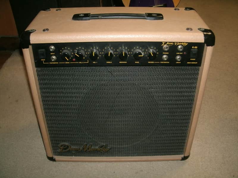 1990's Dean Markley K-50 guitar amp 12" speaker 50 watts solid state K50 image 1