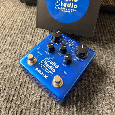 NuX NSS-5 Solid Studio IR and Power Amp Simulator 2010s - Blue
