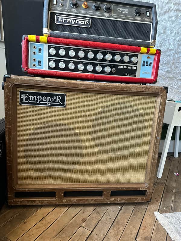 Emperor 2x12 bass cabinet 2010s - Brown image 1