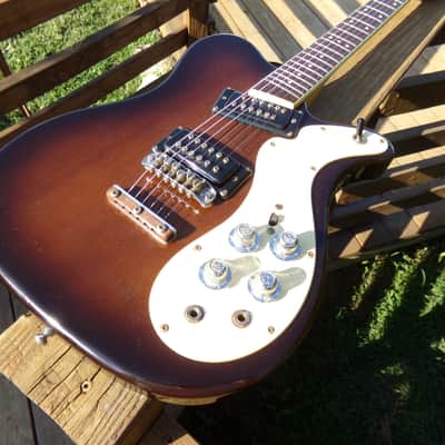 Mosrite Stereo 350, ca. 1973, dark brown sunburst, excellent condition, appears all original image 17