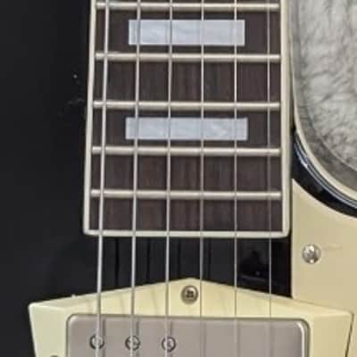 Silvertone 1446TTSB Single Cut Semi-Hollow Guitar w/Trapeze Tobacco Sunburst image 6
