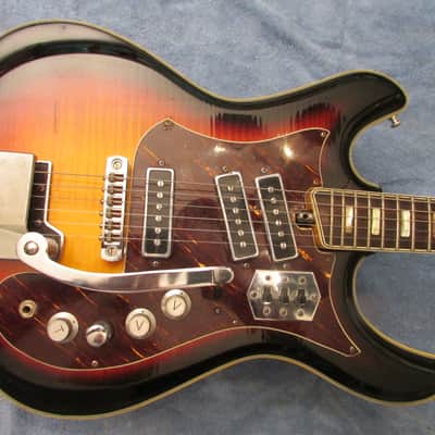 Silvertone 1445 1968 - Sunburst flame image 1
