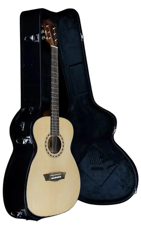 Washburn AF5K Apprentice Series Folk Body Spruce Top Mahogany Neck 6-String Acoustic Guitar w/Hard Case image 1