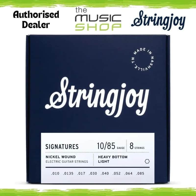 Stringjoy Signatures 10-85 Heavy Bottom Light 8 String Electric Guitar Strings image 1