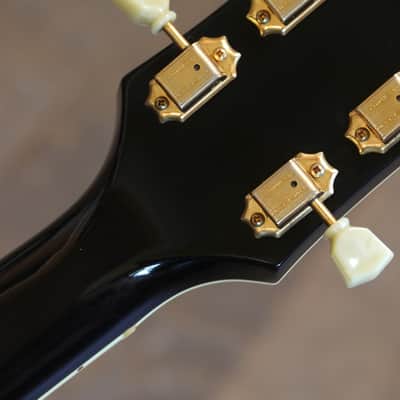 2008 Gibson Custom Shop Les Paul Custom 1954 Historic Reissue LPB-4 Electric Guitar Black Ebony + COA OHSC image 18