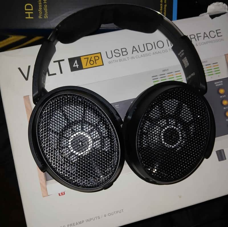 Sennheiser HD 490 Pro Plus Open-Back Studio Headphones 2024 - Present - Black image 1
