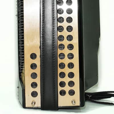 Hess Klingenthal Vintage Accordion 120 Bass, made in Germany, Lightweight Old Original Piano Accordion, New Straps, 2617 image 9