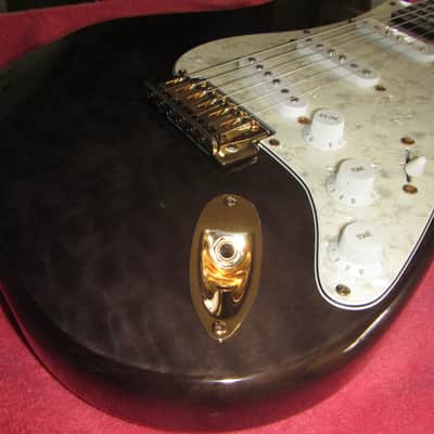 Arbor Strat style guitar 2000's? - Charcoal quilt w/Padded gig bag. image 20