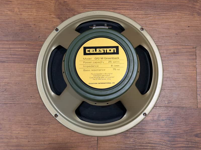 Celestion G12M Greenback 12" 25-Watt 8ohm Speaker image 1