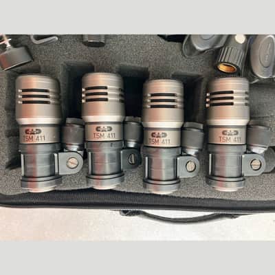 CAD "TOURING7" Drum Mics — Kick, 4 Snare/Toms, 2 Overheads + Case image 3