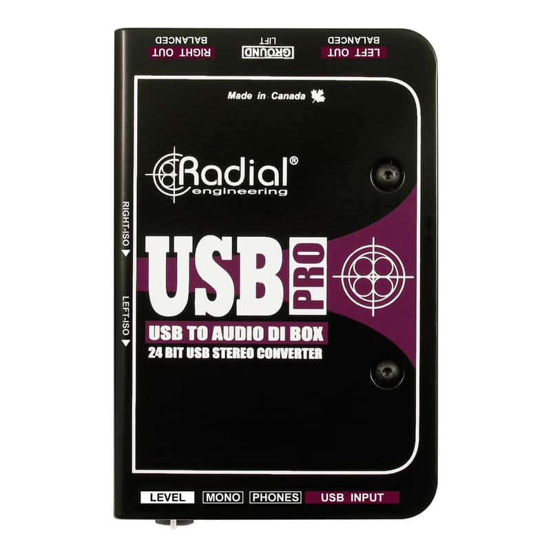 Radial USB-Pro Stereo USB Direct Box image 1