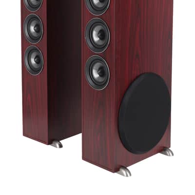 Rockville TM150C Cherry Powered Home Theater Tower Speakers 10" Sub/Blueooth/USB imagen 6