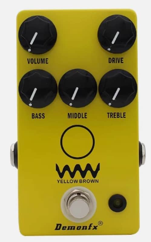 Demon FX Yellow Brown Overdrive Just arrived Fast US Shipping
