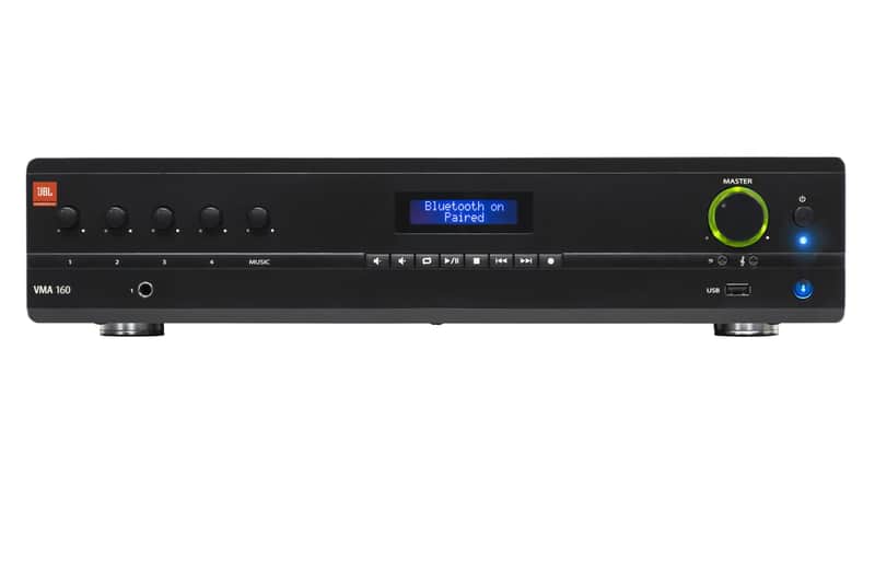 JBL VMA160 5-Input Commercial Powered Mixer with Bluetooth image 1
