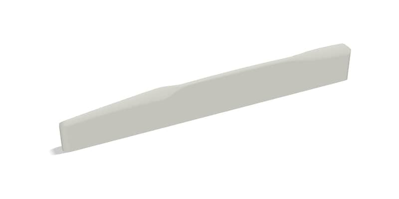 2.7 mm Thick Bone Saddle – Fits Some Post-1996 Martin® Guitars with Undersaddle Pickup - 10 mm - Wave Compensated image 1
