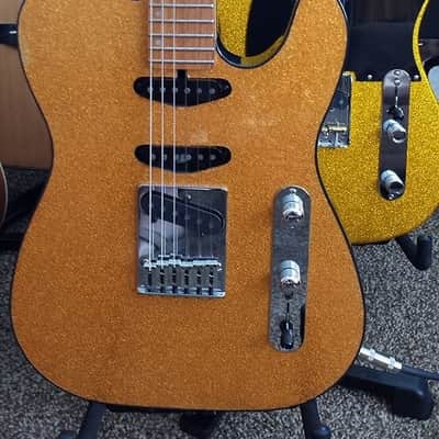 New price Washburn Laredo Custom Shop  90s Gold Burst/black 1 of 50 in this color image 1