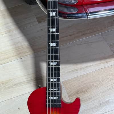 Gibson Les Paul LPB-2 Deluxe Plus 5-String Bass 1995 - very unusual Les Paul Bass w/5 strings & a Flamey Maple Top ! image 7