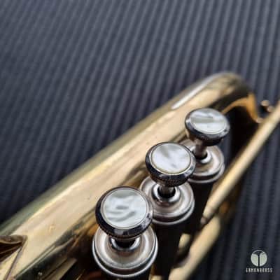 Legendary Couesnon flugelhorn - factory lacquer finish, case, mouthpiece, lyre gamonbrasss image 14