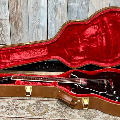 Sweet Lefty! 2021 Gibson ES-335 Dot Semi-Hollow Electric Guitar Custom Black Ebony w/ Racing Stripes + OHSC image 17