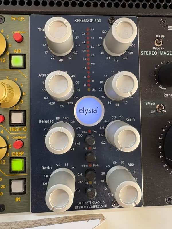 Elysia xpressor 500 Series Discrete Class-A Stereo Compressor Module 2010s - Blue image 1
