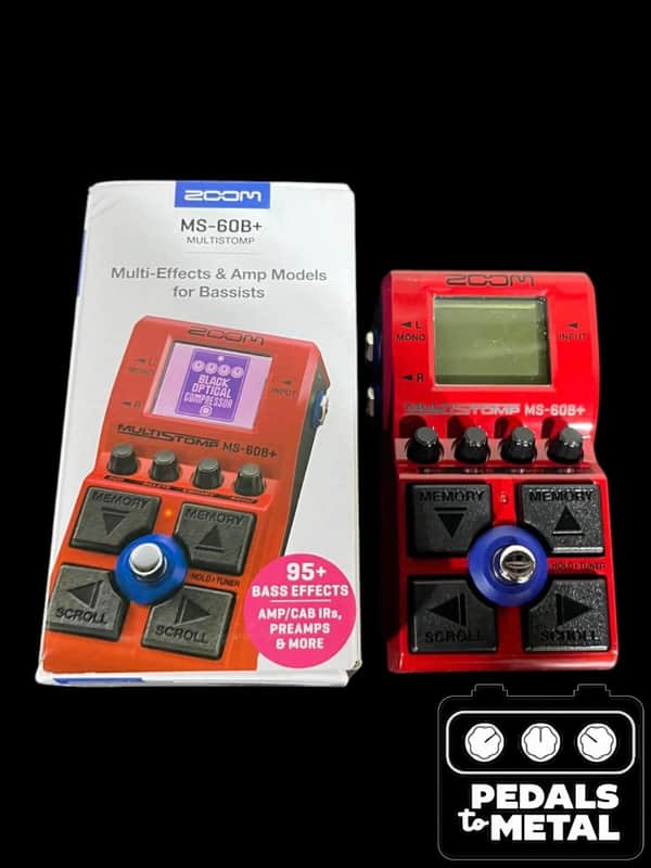 Zoom MS-60B MultiStomp 2013 - 2016 - Red - X16264 image 1