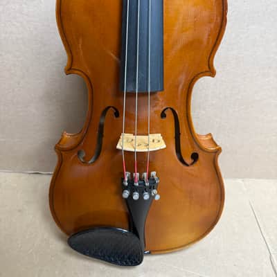 Josef Lorenz Luby (Schönbach) Czechoslovakia 4/4 Size Violin Outfit w/ Bow – Used, Good Condition image 3