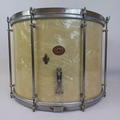 Ludwig 12x16" 30s WMP 3Ply African Mahogany Snare/Tom Drum Marching Vintage image 1