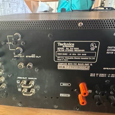 Technics SA-1000 1970s - Silver/Wood image 8