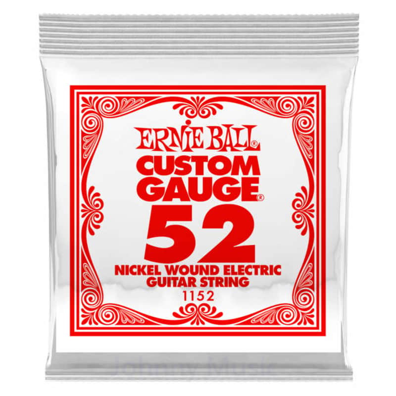 .052 Custom Gauge Electric Guitar Single String Nickel Plated Wound On Tin Plated Steel Hex Core image 1