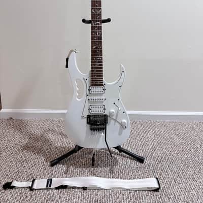 Ibanez JEMJR-WH Steve Vai Signature with Jatoba Fretboard 2018 - Present White image 2
