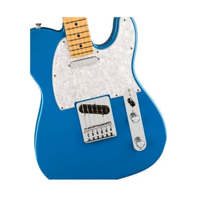 Fender Player II Modified 6-String Right-Handed Telecaster Electric Guitar with Alder Body, Maple Fingerboard, and 6 Block Brass Saddles (Electric Blue) image 4