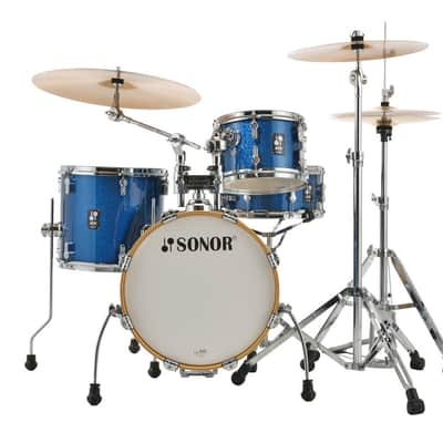 Sonor AQX Jungle Set - Blue Ocean Sparkle (AQX-JUNGLEWMBOS) image 3