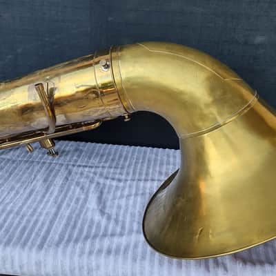 Reynolds Contempora 3v BBb Recording Tuba ~1959 - Lacquer & raw brass image 21