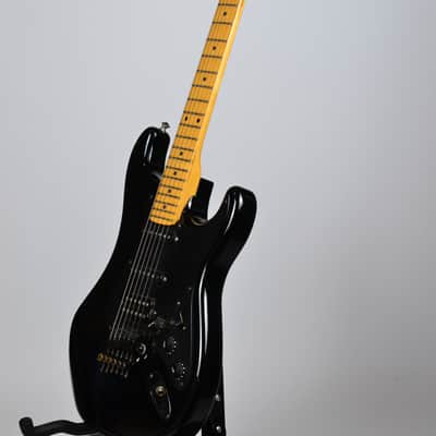 Kramer Pacer-Deluxe 1986 Black 45mm-Nut-Maple-Fretboard image 12