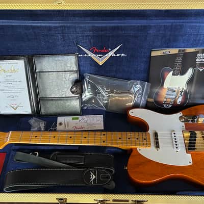 Fender B5 Custom Shop Ltd. Hotshot Telecaster w/ Gold Hardware 2025 - Deluxe Closet Classic Aged Sunset Orange Transparent / 7lbs. 10.9oz. #R122778 image 1