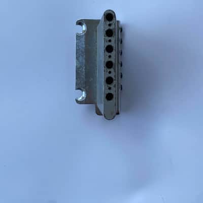 Fender American Standard Bridge with Black Graph Tech String Saver Saddles image 2