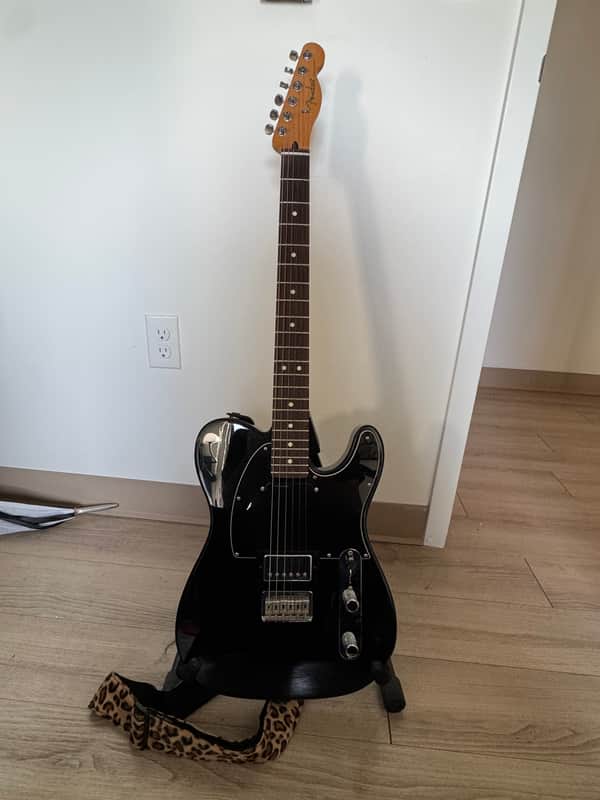 Modified Fender Player II Telecaster HH 2024 - Black, Johnny Greenwood Style