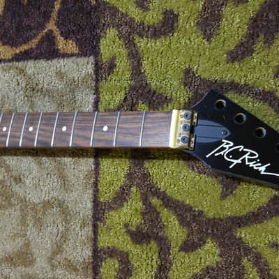 BC Rich  NJ-Series 24 3/4" Scale  Black Satin Guitar Neck image 2