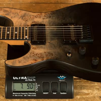 Schecter C-1 Standard - Roasted Maple - Black Fade Burst Burl - Left-Handed image 8