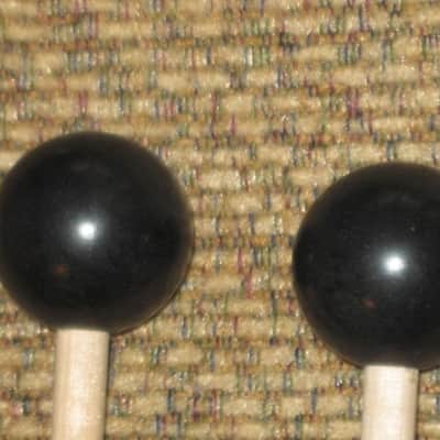 one pair new old stock (with packaging) pair of Vic Firth M8 American Custom Bells, Xylophone & Keyboard (Hard Acrylic) 1 1/4" Ball, birch natural wood shafts (sticks) image 11