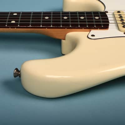 1986 Squier White Japan Stratocaster Electric Guitar image 11