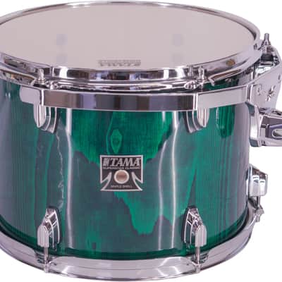 TAMA Superstar Classic Exotix 12" x 9" Rack Tom Drum – Gloss Sapphire Lacebark Pine – Mint image 1