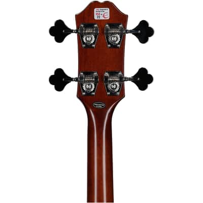 Epiphone Jack Casady Fretless Electric Bass (with Gig Bag), Royal Tan image 6