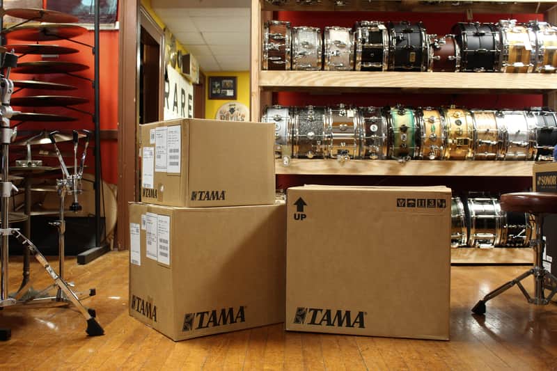Tama Starclassic Maple Exotic 14x18 14x14 8x12 in Emerald Pacific Walnut Burst image 1