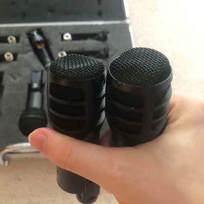Audio-Technica KitPak ~ drum mics set pack of 6 [5 dynamics + 1 t.bone EM 800 condenser] £16.66 per microphone bundle with case! image 4