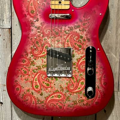 NEW Fender Custom Shop Vintage Custom '68 Paisley Telecaster  - Pink Paisley, Comes with A Pro Set Up and Ships Fast! image 4